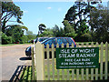 The entrance to Wootton Station, Isle of Wight Steam Railway