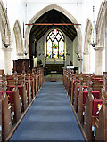 TF7743 : St Mary's church - view east by Evelyn Simak