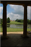 SP6736 : Stowe House viewed from the Western Lake Pavilion by Philip Halling