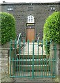 Entrance to Rishworth Congregational Chapel, Parrock Nook, Rishworth