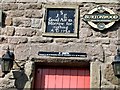 Cross Gaits Inn, Blacko. Sign above the door