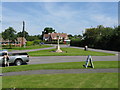 Alfrick - village square and  war memorial