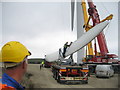 SD8218 : Last Turbine Blade Delivery at Turbine No 23 by Paul Anderson