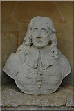 SP6737 : John Milton, Temple of British Worthies, Stowe by Philip Halling