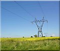 SK7569 : Pylons crossing 'The Great North Road' by Steve  Fareham
