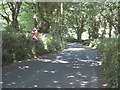 Steep hill at Eathorne Bridge