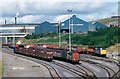 The Railway yard at Ebbw Vale works