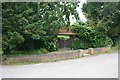 Lych gate on the corner