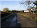 Lane from Emmington approaching the Thame Road