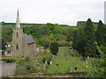 NY6665 : St Cuthbert's Church and graveyard, Greenhead by Mike Quinn