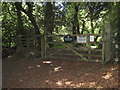 Entrance to Devichoys Wood Nature Reserve