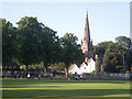 Cricket on the village green