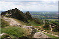 From the rock outcrop, Mow Cop