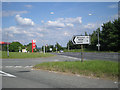 Road junction at Ivetsey Bank