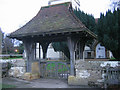 TQ1949 : Lych gate, Christ Church, Brockham Green by Stephen Craven
