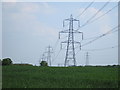 TL1367 : A pair of electricity transmission towers by james ferguson