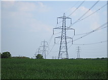 TL1367 : A pair of electricity transmission towers by james ferguson