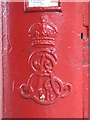 Edward VII postbox, Elsworthy Road, NW3 - royal cipher