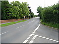 Looking SE along the A260 Canterbury Road towards Hawkinge