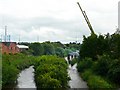 River Caldew, view upstream from Nelson Bridge