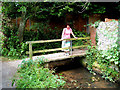 A footbridge in Cerne Abbas