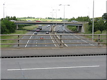 SO8957 : M5 at junction 6 roundabout by Peter Whatley