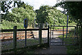 Railway crossing on bridleway