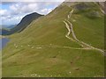 NY3411 : Grisedale Hause by Andrew Smith