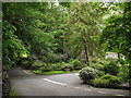 The entrance to the Brynteg Caravan Park