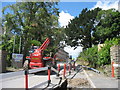 Construction work on the Bangor University Halls of Residence site in Ffriddoedd Road