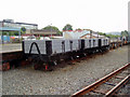 SN5881 : Narrow gauge wagons at Aberystwyth station by Dr Neil Clifton