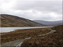 NH2895 : Track, Loch an Daimh by Richard Webb