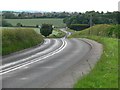 Ratcliffe Road descends towards Sileby