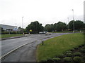 Looking along Quatremaine Road to the MFI roundabout