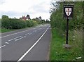 Loughborough Road enters Rothley