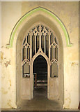TG3505 : The church of St Nicholas - tower screen by Evelyn Simak
