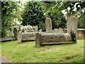 Some very old graves outside Coggeshall church