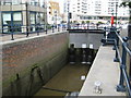 TQ2676 : Chelsea Harbour Lock by Nigel Cox