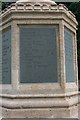 Prestbury war memorial - south western face