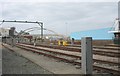 Little used railway sidings at Holyhead Port