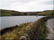 SD8818 : Cowm Reservoir, Whitworth, Lancashire by Dr Neil Clifton