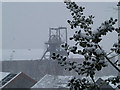 Snow on Penallta pithead