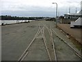 Disused railway at Brunel Quay