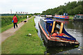 Semi-Sunken Narrow Boat on The Erewash Canal