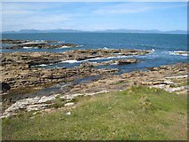 NH9487 : Rocky shore west of Tarbat Ness by Oliver Dixon