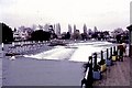 View of Marlow weir (1971)