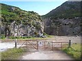 Abandoned quarry near Pittentrail