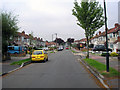 Looking west from outside 179 Old Farm Avenue, Sidcup