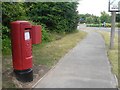 SZ0793 : Talbot Village: postbox № BH12 298, Fern Barrow by Chris Downer