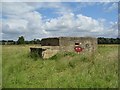 TL8641 : Pill box adjacent to the River Stour by Alison Rawson
